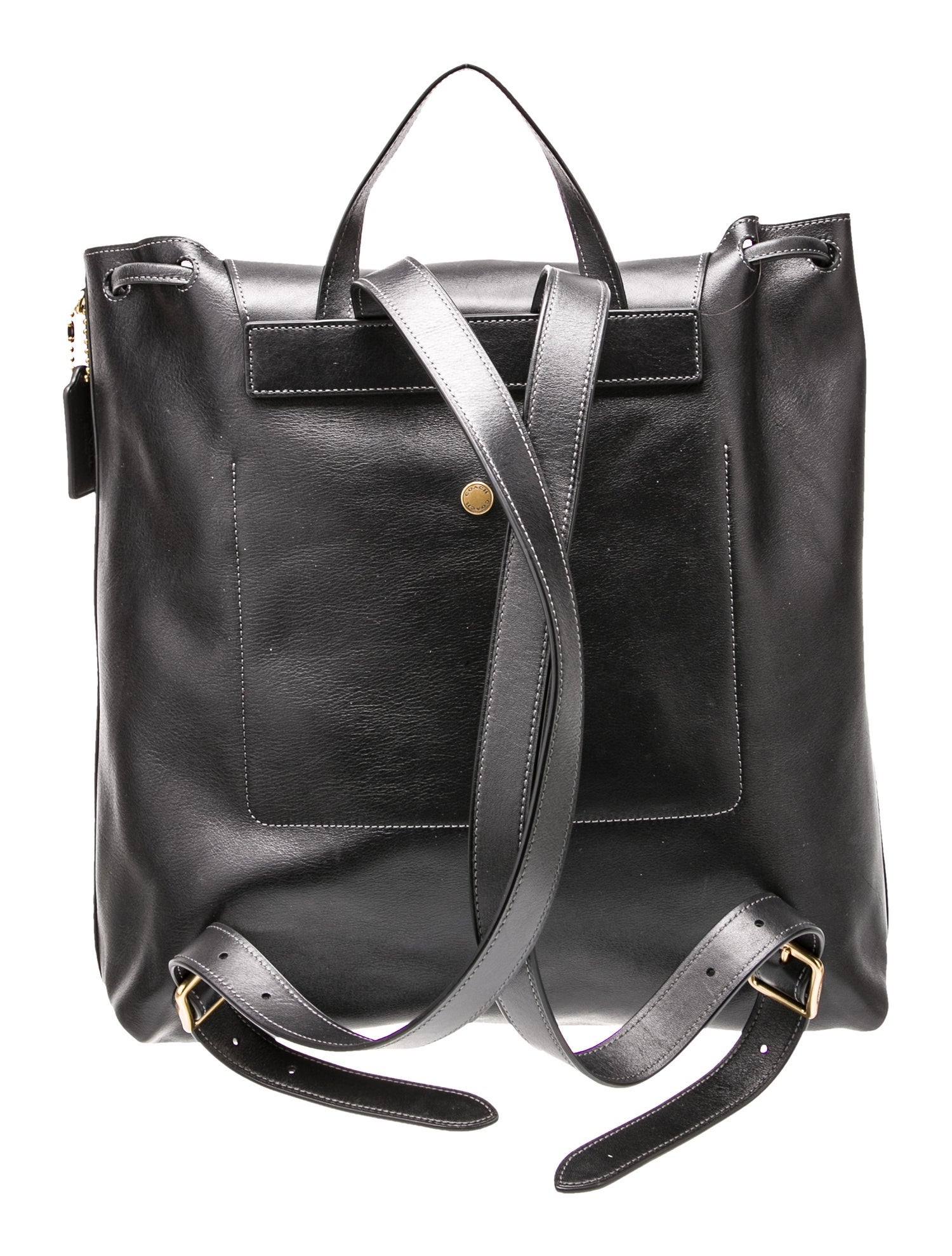 Coach Leather Backpack